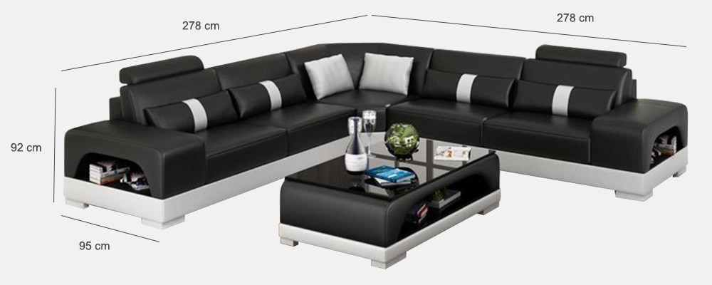 Hoekbank met USB, bank sofa woonlandschap zit hoekset bekleding leer textiel zandkleur.