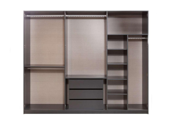 Luxe slaapkamerset designer meubels luxe bed houten kledingkast