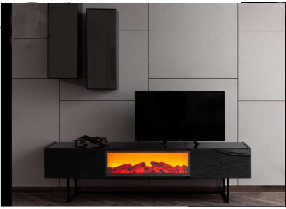 Modern woonkamerset Luxe tv-kast met 2 wandkasten 3-delig