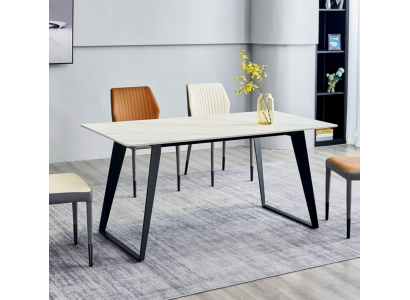 Witte eettafel Ontwerper keukentafels Eetkamer meubels Houten tafels