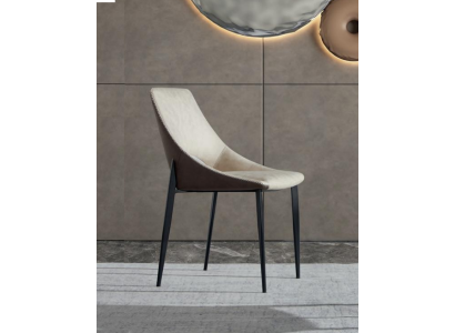 Beige eetkamerstoel Moderne nieuwe houten stoelen Stijlvolle fauteuils met armleuningen