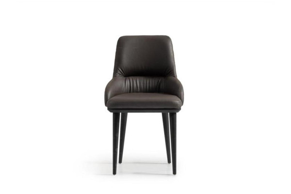 Eetkamerstoel Keukenstoel Kunstleder Groep Set 6-delig Stoelen Bruin