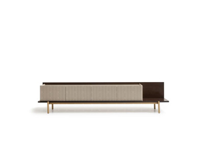Sideboard RTV Lowboard TV Stand Tafel Woonkamer Hout Beige Modern