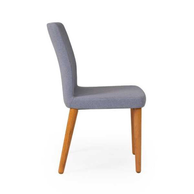 Art deco stoelen. Ontwerper gestoffeerde stoelen. Luxe eetkamerstoel.