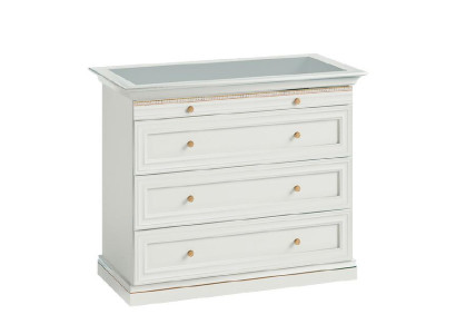 Klassieke commode Lades Commode Kast Vitrinekast Glas Model V-K-G Nieuwe commode