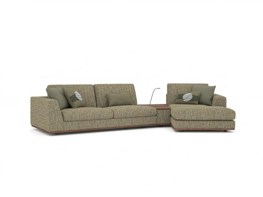 Complete bankstel 3-delig tweezits bank ontspanning hoekbank L-vorm modern fauteuil