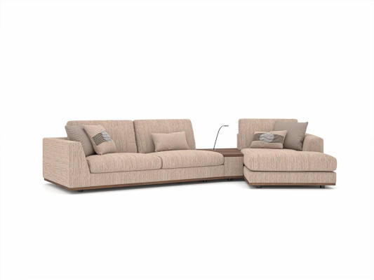 Luxe bankstel hoekbank L-vorm tweezitsbank Luxe fauteuil gestoffeerde meubels