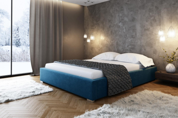 Bedden Kast Bedframe Bed Lederen bedframe Tweepersoonsbed