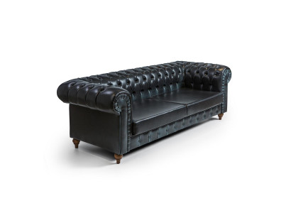 Moderne Chesterfield Bank Bankstel Driepersoons Luxe Gestoffeerde Banken Ontwerper