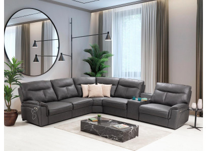 Ontwerp hoekbank L-vorm Bank Bank Luxe gestoffeerde meubelen Moderne hoekbank Nieuw