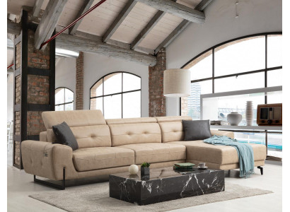 Luxe woonkamerbank L-vorm designermeubels modern zitmeubilair gestoffeerde meubels