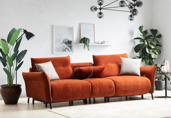 Vierzitsbank Luxe Woonkamer Designer Moderne Meubels Nieuw