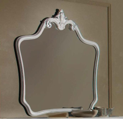 Klassieke Design Spiegel Italiaanse Wandspiegel Houten Staande Wand Italië Nieuw