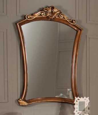 Klassieke designspiegel Italiaanse wandspiegel houten standaard wand Italiaans nieuw