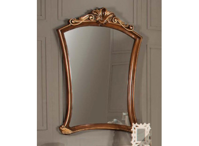 Klassieke designspiegel Italiaanse wandspiegel houten standaard wand Italiaans nieuw