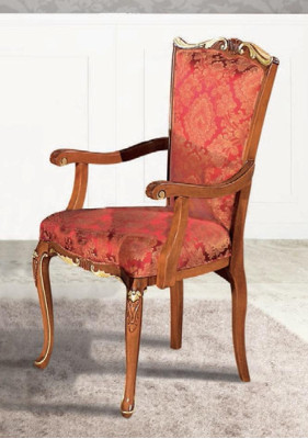 Armstoelen Klassieke stoelen Eetkamer Italiaanse meubels Hout Luxe stoel Nieuw