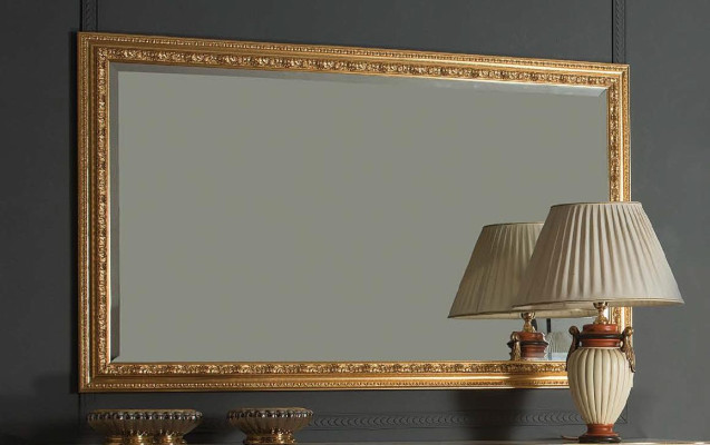 Italiaanse klassieke design spiegel meubelen wandspiegel hout goud meubels nieuw