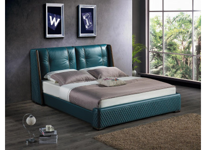 Bed Houten Bedden Luxe. Hotel Tweepersoonsbed Klassiek Bedframe Landhuis