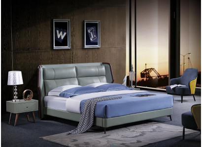 Bed bekleding design luxe dubbele hotelbedden slaapkamer hout Nieuw 180x200cm