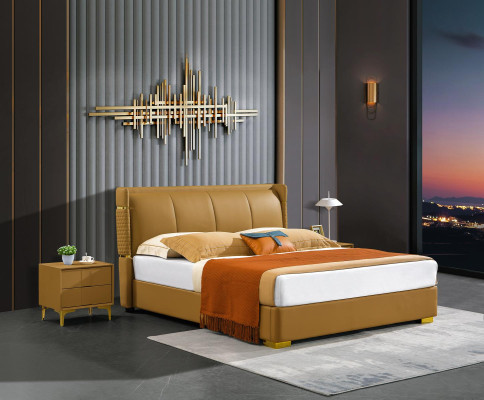 Tweepersoonsbed Oranje Meubels Bedden Slaapkamer Tweepersoonsbed Beige Hotel