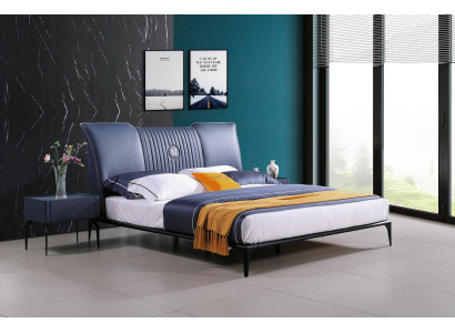 Bedbekleding Design Luxe Dubbele Hotelbedden. Huisslaapkamer Leer