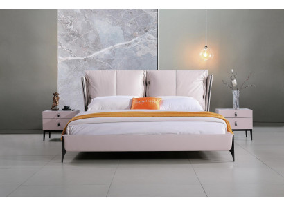 Modern design hotelbed xxl bedden luxe dubbel leder kunstleer