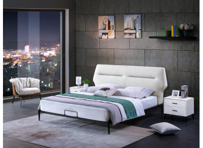 Klassiek bed Tweepersoonsbed Houten bedden Landelijk stijl Echt hout Slaapkamer