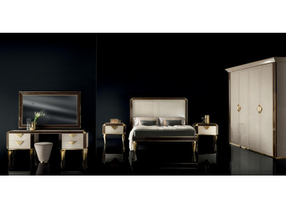 Bed Nachtkastje Kledingkast 7-delige Slaapkamerset Ontwerp Luxe Slaapkamer