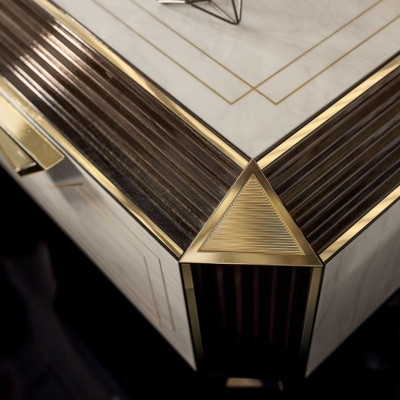 Bed Nachtkastje Kledingkast 7-delige Slaapkamerset Ontwerp Luxe Slaapkamer