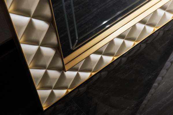 Wandmeubel vitrine tv dressoir kast muur barok rococo ontwerp