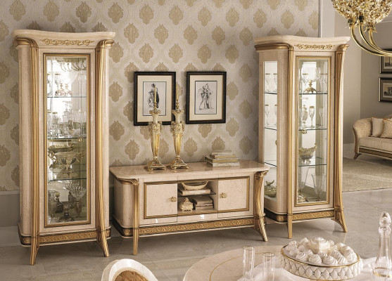 Wandmeubel Vitrine Ladenkast Kast dressoir Barok Rococo Jugendstil