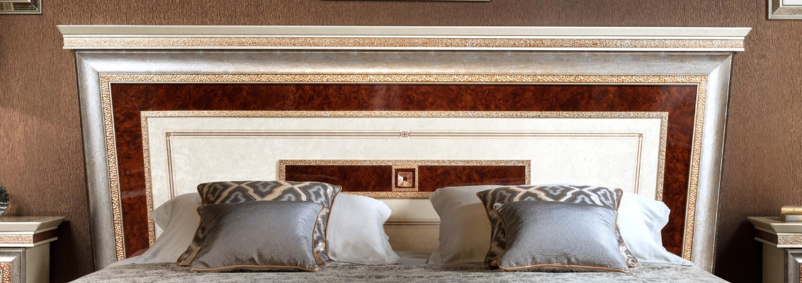 Luxe slaapkamerset 4-dlg. Bed + 2x nachtkastje + chaiselongue design ligstoel