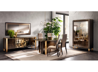 Eettafel stoelen dressoir 8-delige eetkamerset, groep, meubilair tafel arredoclassic