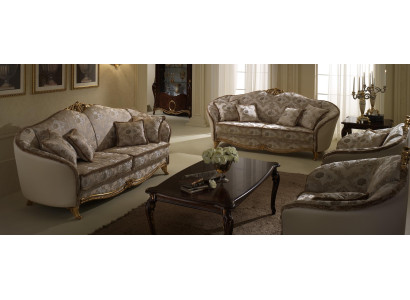 Bankstel Bankstel 3+3 Set Zit Design Beklede Banken Bankstel arredoclassic