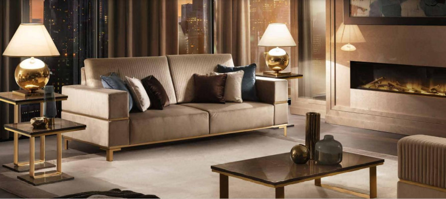 Sofagroep 3-zitsbank Bank Zitbank Bekleding Set Moderne Banken Sofa's