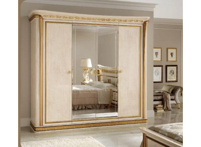 Kledingkast 4-deurs antiek Barok Rococo Jugendstil meubels Slaapkamer