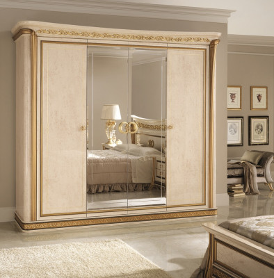 Luxe kledingkasten in hoogglans designmeubels van hout, nieuw.