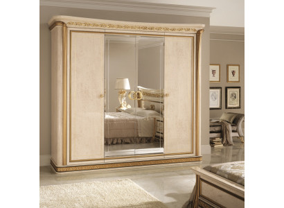 Luxe kledingkasten in hoogglans designmeubels van hout, nieuw.