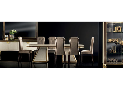 Eettafel 6x stoel eetkamer set eetgroep groepstafel tafel arredoclassic 7-delige set.