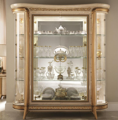 VITRINE kast Glazen kast Ontwerper meubels Barok Rococo Decor Jugendstil