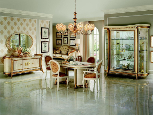 VITRINE kast Glazen kast Ontwerper meubels Barok Rococo Decor Jugendstil