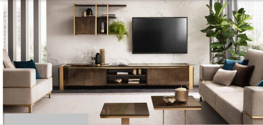 Sofaset 3+1-zitsbanken Bankstel Moderne Banken Nieuwe Stof
