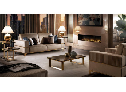 Klassieke designer bank zitkussen 3+1 zits set bank fluweel luxe banken