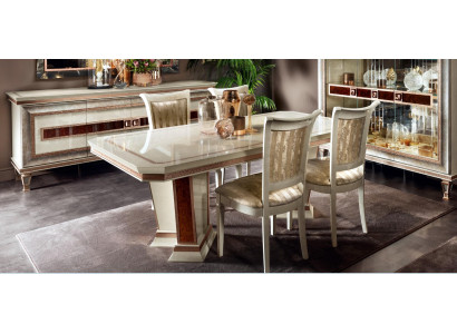 Eettafel Eetkamerset Eetgroep Meubels Tafel 5-delig Stoel 4x Stoelen arredoclassic