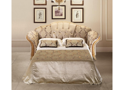 Bankstel 3-zits bank met slaapfunctie textiel stof meubels bekleding arredoclassic