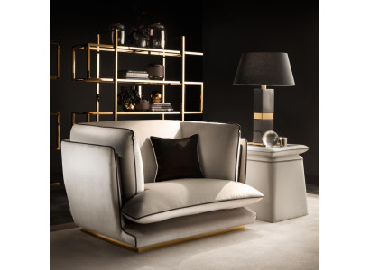 Ontwerp Stofbank Fauteuil 1-zits Beklede Banken Lounge Club Nieuw