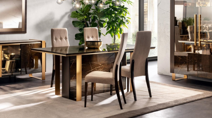 Eettafel eetkamerset eetgroep klassieke tafel 5-delige tafels nieuw 4 stoelen