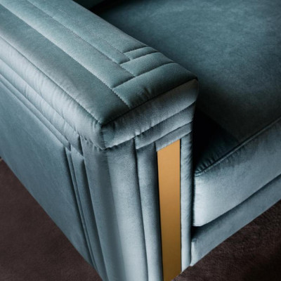 Driezits 3-zits woonkamer gestoffeerd textiel modern luxe design bank meubels nieuw