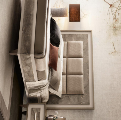 Slaapkamer 3-delig set Bed 2x Nachtkastje Console Bedden Hotel arredoclassic