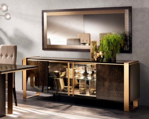 Kommode Sideboard Kommoden Sideboards Woonkamer Barok Dressoir Spiegel Nieuw